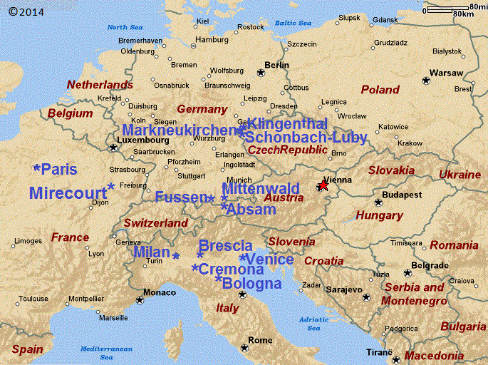 Europe Violin making-blue names