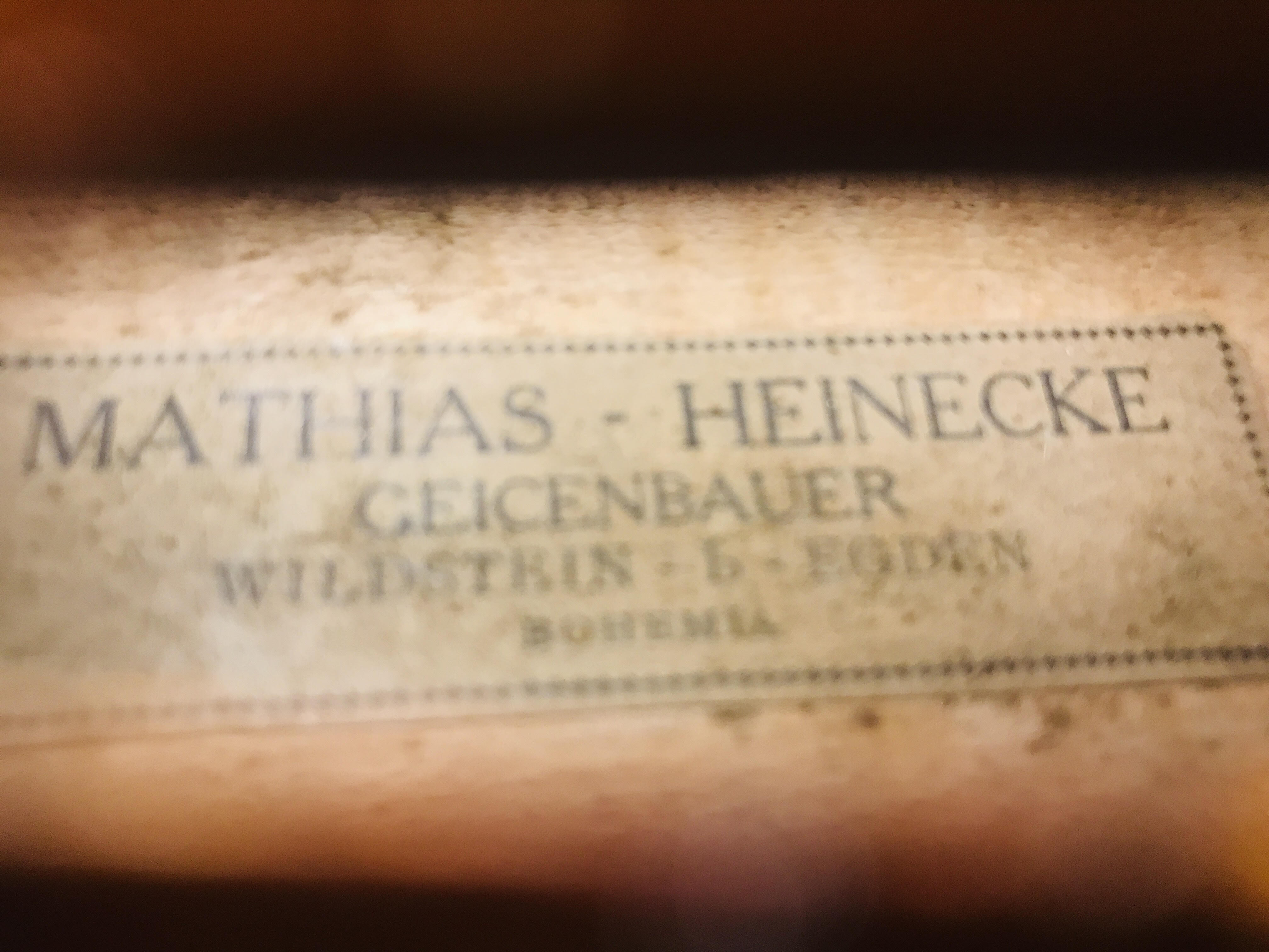 My 34 Heinecke Label